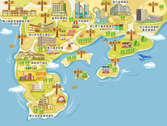 武威手绘地图旅游的艺术指南